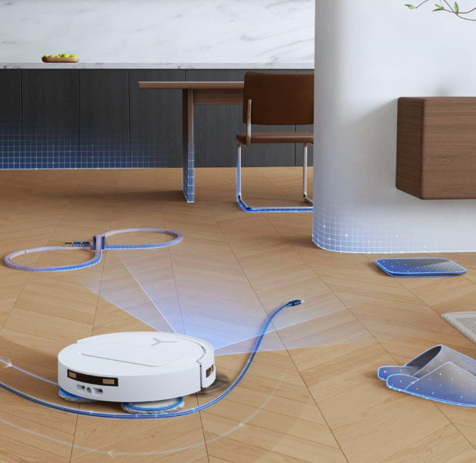 Ecovacs Robotický vysavač Deebot T50 Pro Omni White 6